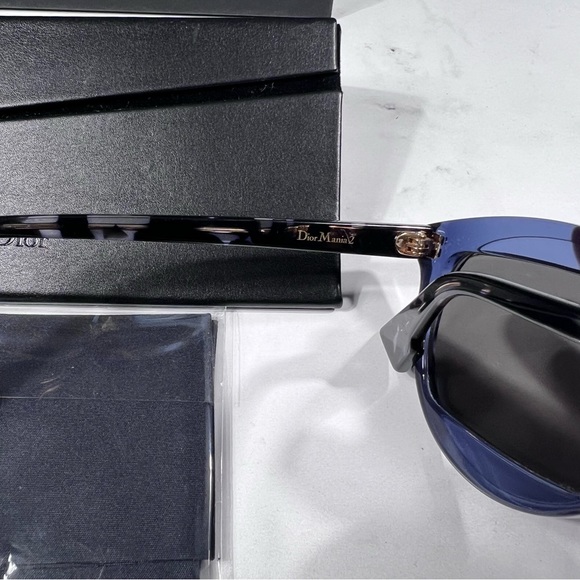 Christian Dior Diormania 2 Blue Havana Grey Sunglasses main image 11